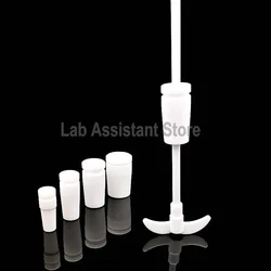 1Piece Lab 250/300/400/500mm PTFE Stirring Foldable F4 Mixing Water Paddle Laboratory Mixer Bar (19#24#29#PTFE Plug Optional)