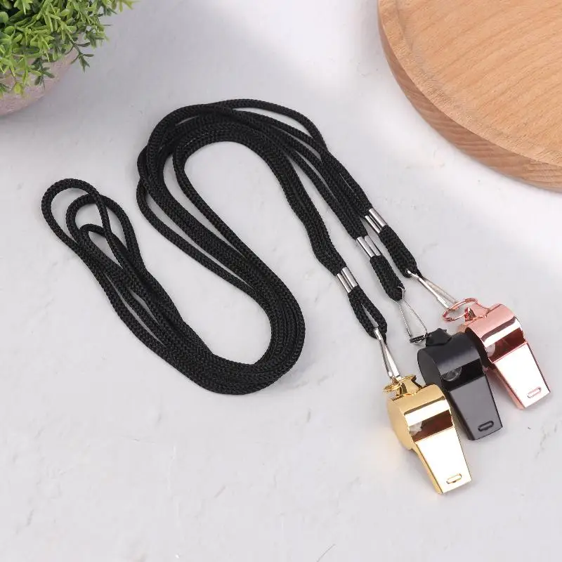 High Decibel Outdoor Survival Whistle Keychain Portable Camping Rescue Signaling Multifunction Tool