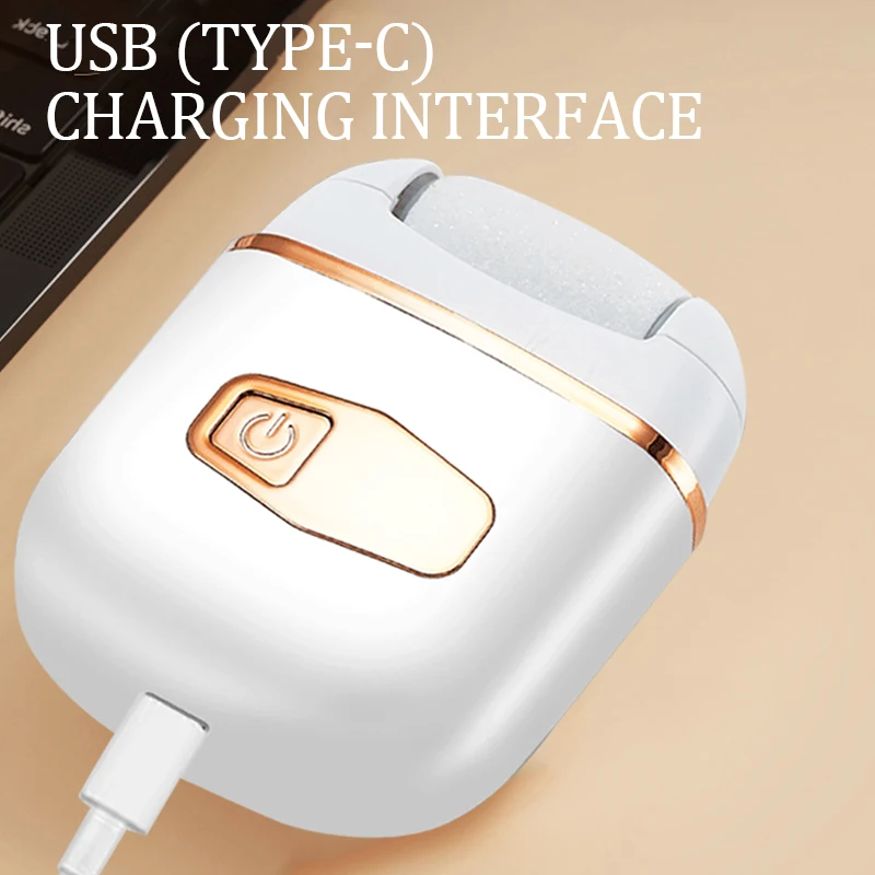 เครื่องขัดเท้าไฟฟ้าแบบชาร์จได้ กำจัดหนังด้าน ขจัดหนังด้าน ขจัดหนังด้านที่แตก บำรุงเท้าให้แห้งและซ่อมแซม