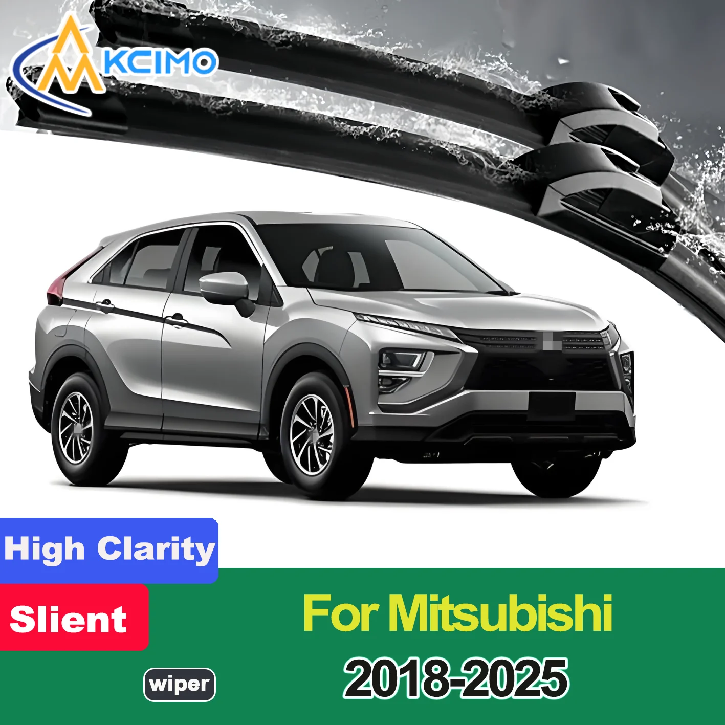

2PCS New Wiper Blades for Mitsubishi Eclipse Cross GK/GL/YA 2018-2025 Front Windshield Auto Wipers Blade Accessories 2025 2024