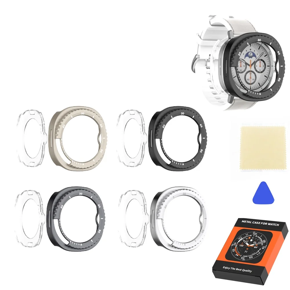 

Metal Case For Galaxy Watch 8 Classic 46mm Smartwatch Scratch And Impact Resistance