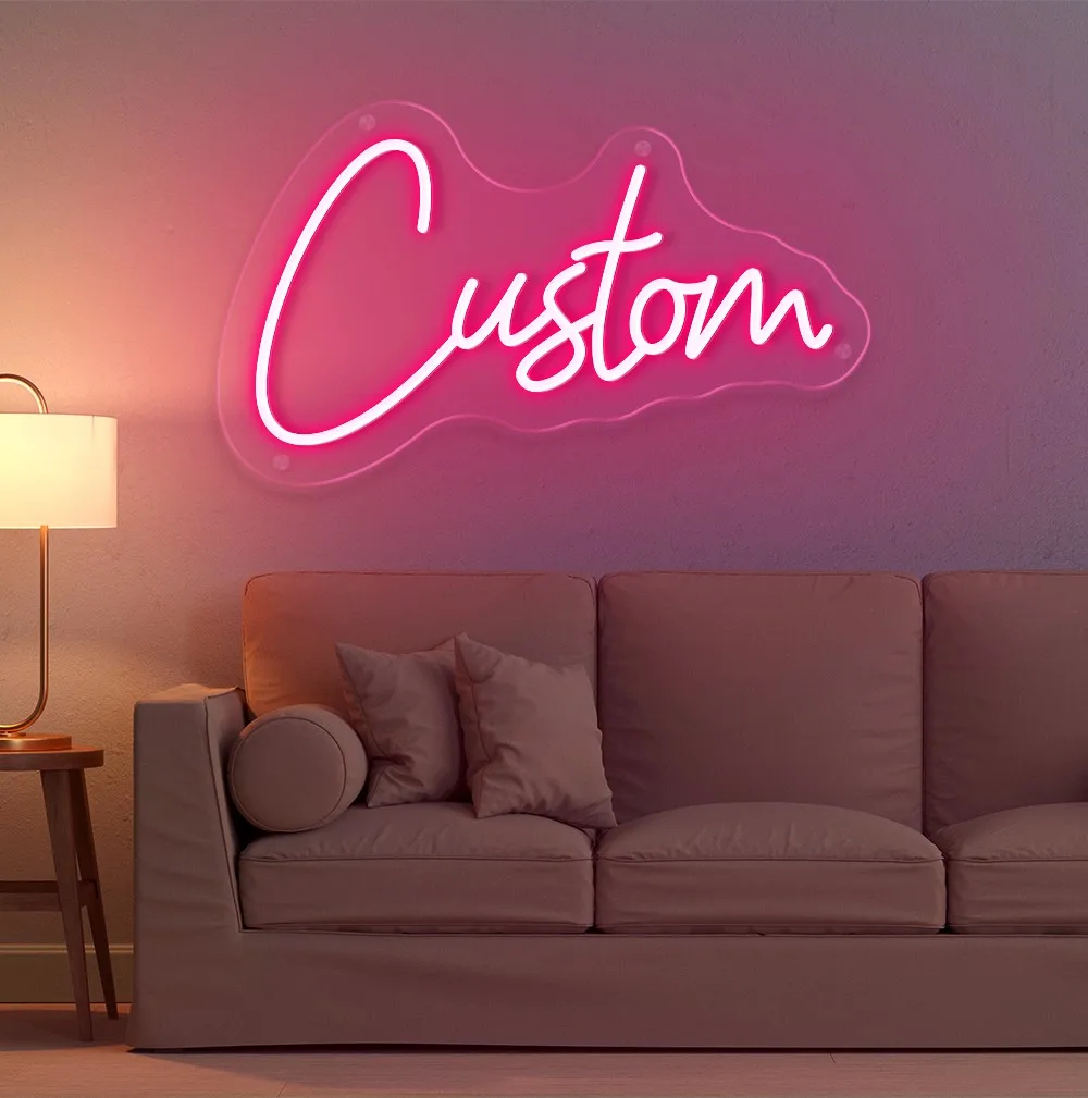 Personalizar sinal de néon personalizado pessoal led luzes de néon sinal nome decoração casamento bar salão de beleza sinais led quarto casa