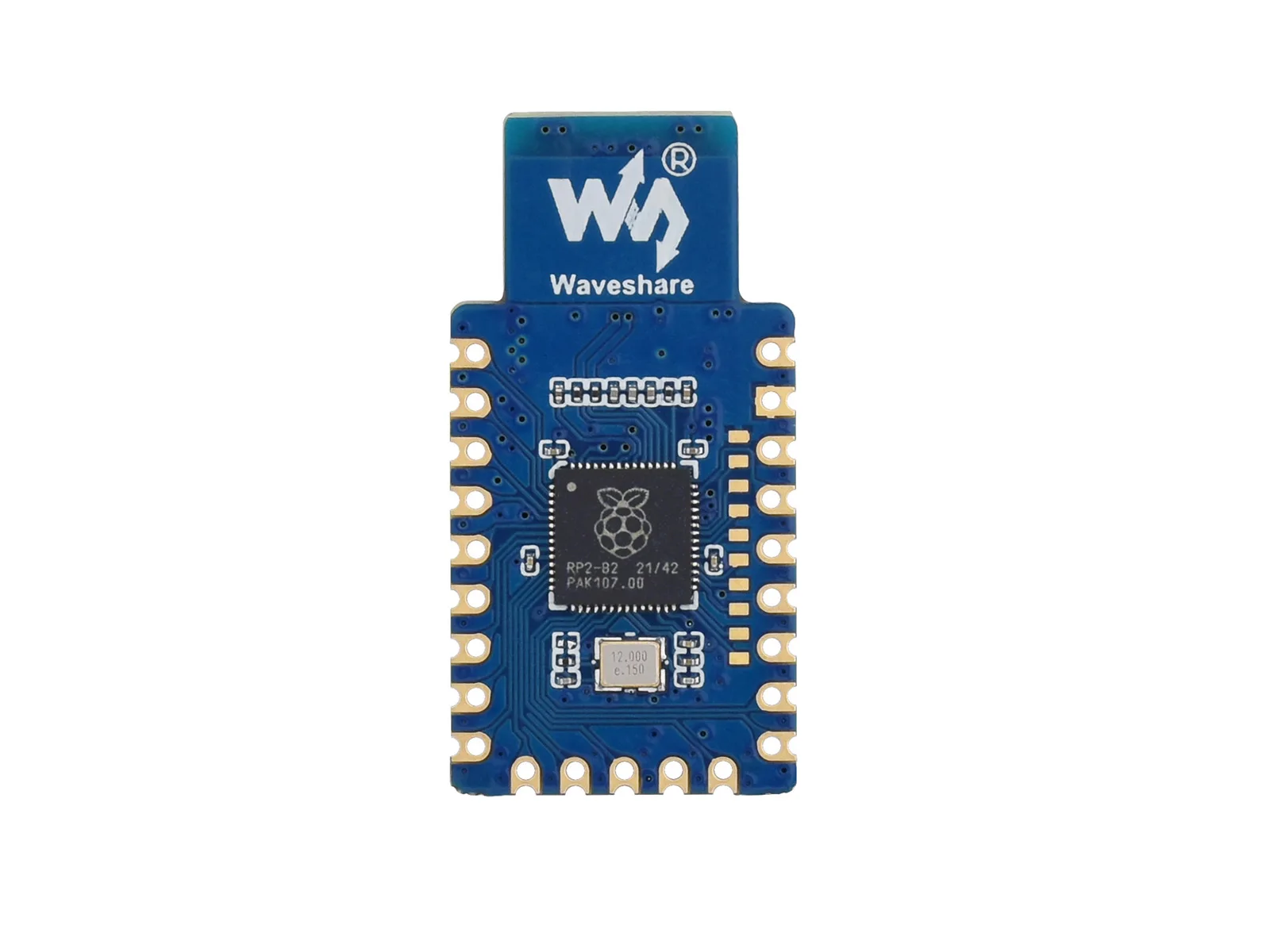 Placa Waveshare-MCU adequada para aplicações SMD, 4MB Flash, Raspberry Pi RP2040, RP2040-One