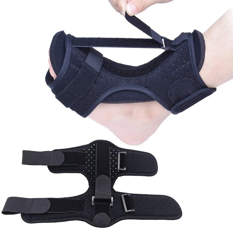 Einstellbare Plantarfasziitis Nacht Schiene Fuß Drop Orthese Stabilisator Brace Unterstützung Nacht Schienen Schmerzen Relief Knöchel Unterstützung
