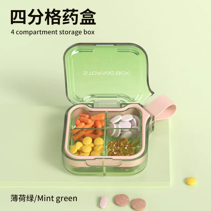 منظم حبوب الدواء لمدة 7 أيام، علبة حبوب منع الحمل الأسبوعية المحمولة للأدوية اليومية والفيتامينات