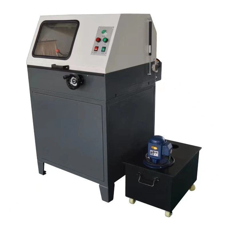 

Double hand crank metallographic sample cutting machine QG-3A-L type cutting section φ 65mm metallographic cutting machine