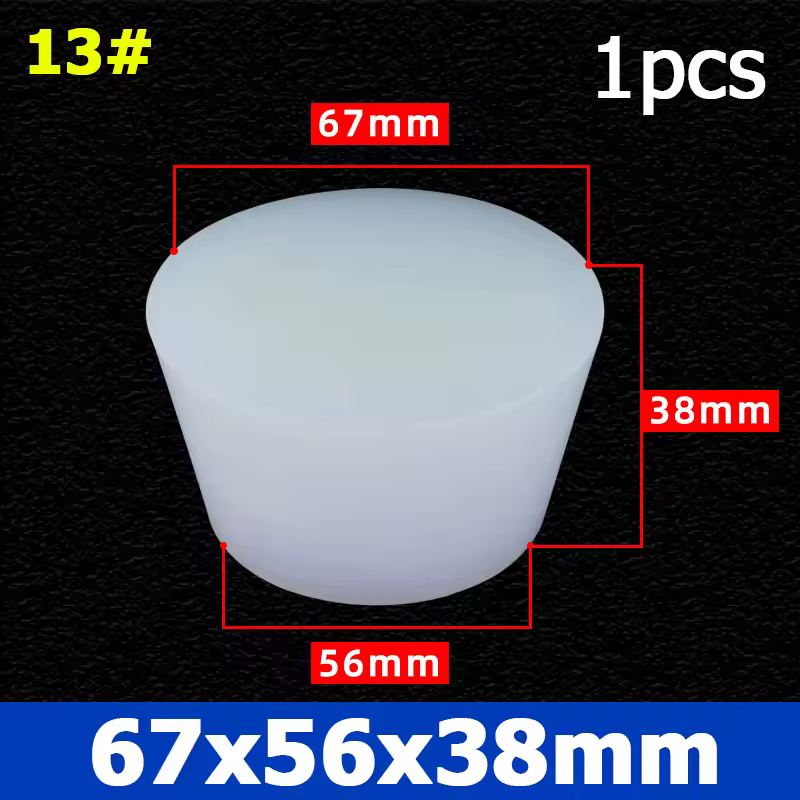 1-10pcs Food Grade Silicone Bottle Stopper Solid Rubber Plug Dia 8-110mm Hight 11-53mm For Wine Bottle Test Tube Glass Container - Image 39