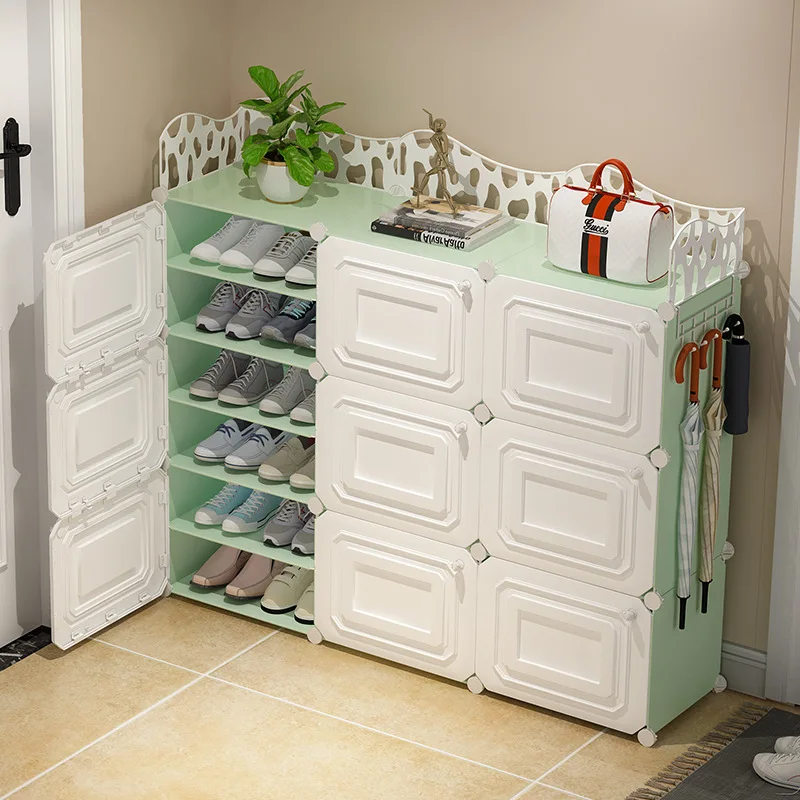 

Classic Shoe cabinet Household home shoe rack Entrance cabinet Integrated large-capacity entry storage cabinet