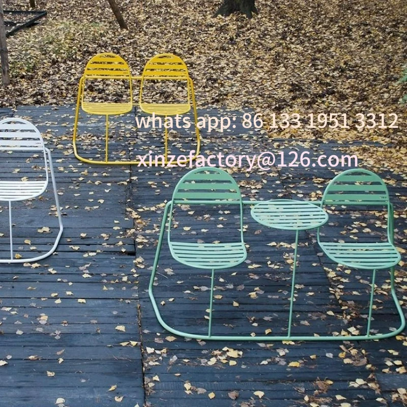 

Customizable Outdoor Metal Bench Villa Table Chair Shoe Changer