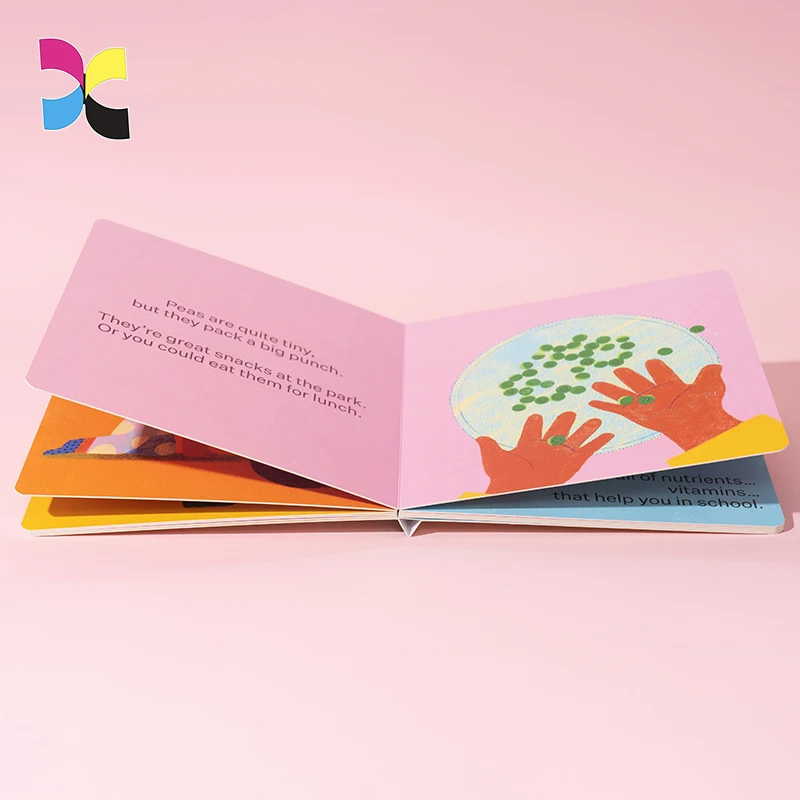 custom.Children Books Printing First English Board Book Educational Early Learning Books Kids
