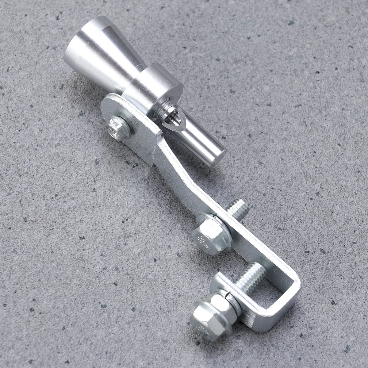 

Car Imitation Whistle Sound Simulator Tailpipe Motorcycle Exhaust Silver Vehicle