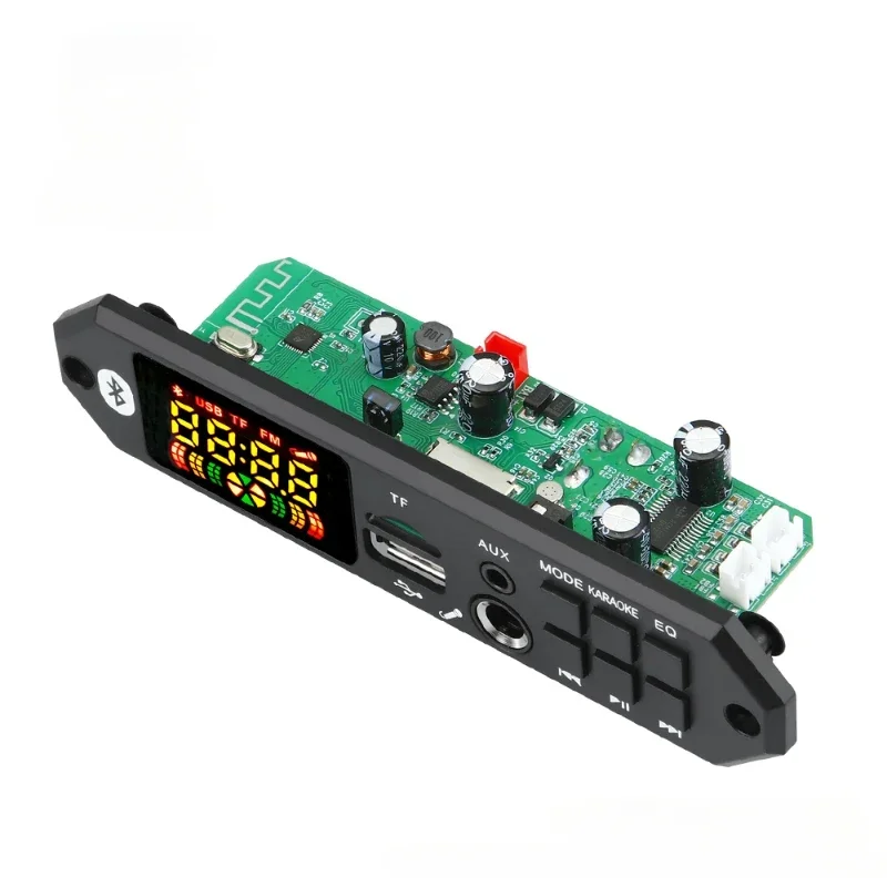 SOTAMIA Placa Amplificadora Bluetooth 2x40W Hifi Estéreo Mini Amp Karaokê MP3 Placa de Decodificação Lossless Decodificador Suporte Microfone