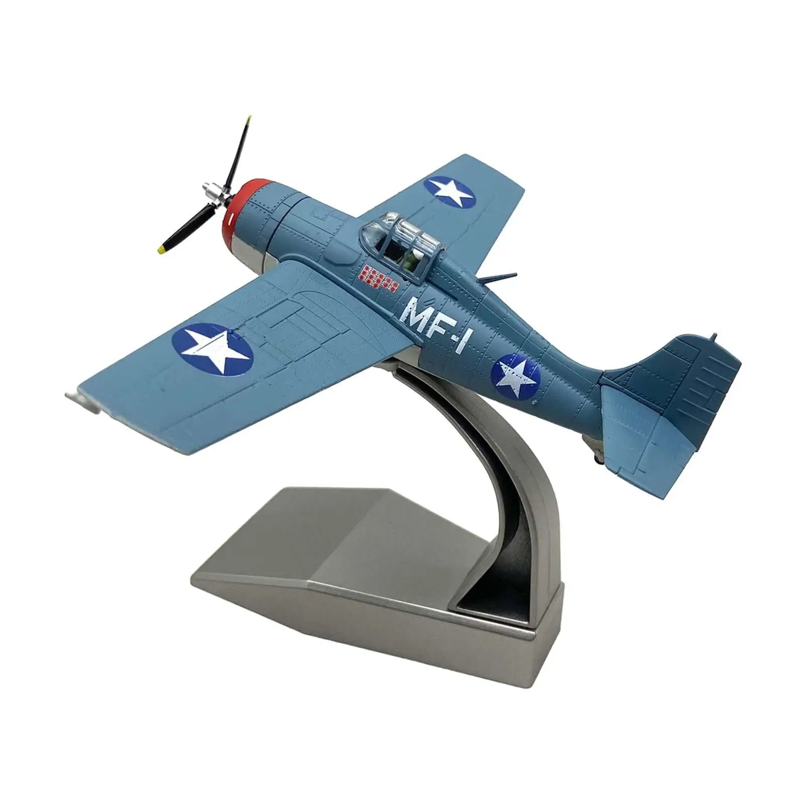 

1/72 Scale Fighter Desktop Decoration Aircraft Ornament for Office Cafe Home