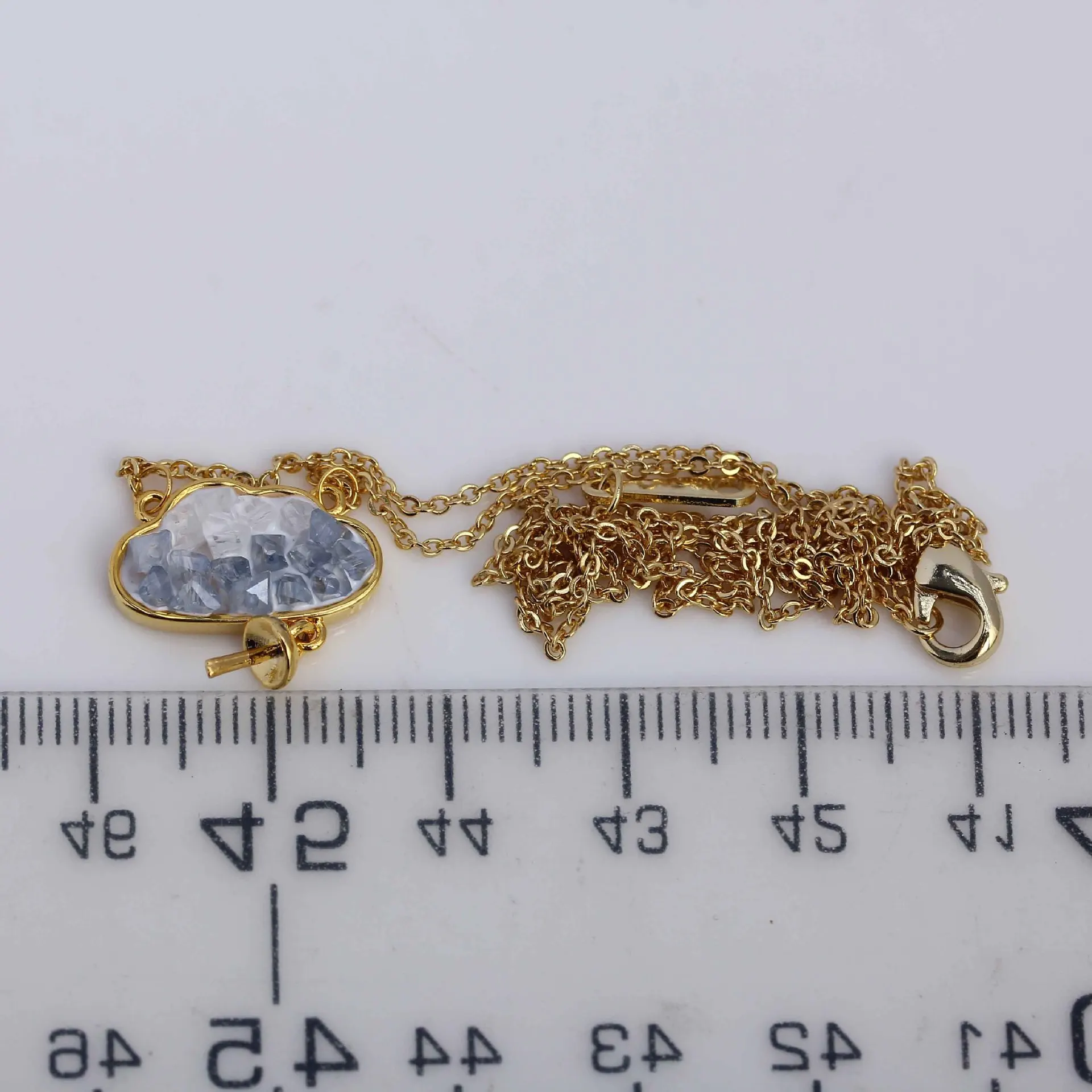 

1 пара подвесок-сердечек D418 с жемчугом, покрытых 14-каратным золотом, для самостоятельного изготовления украшений, с цепочкой, сохраняющей цвет (жемчуг в комплект не входит)