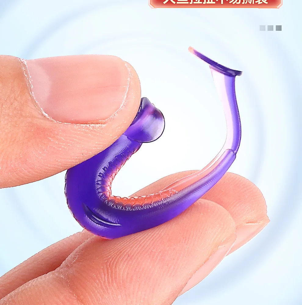 Angelköder, bunter Fisch, 3D-Auge, T-Schwanz, weicher Köder, 6 cm, 1,3 g, künstliche Wurmköder, Texas Drop-Shot Bite Lead Rig, Lot 10 Stück – Detail 8