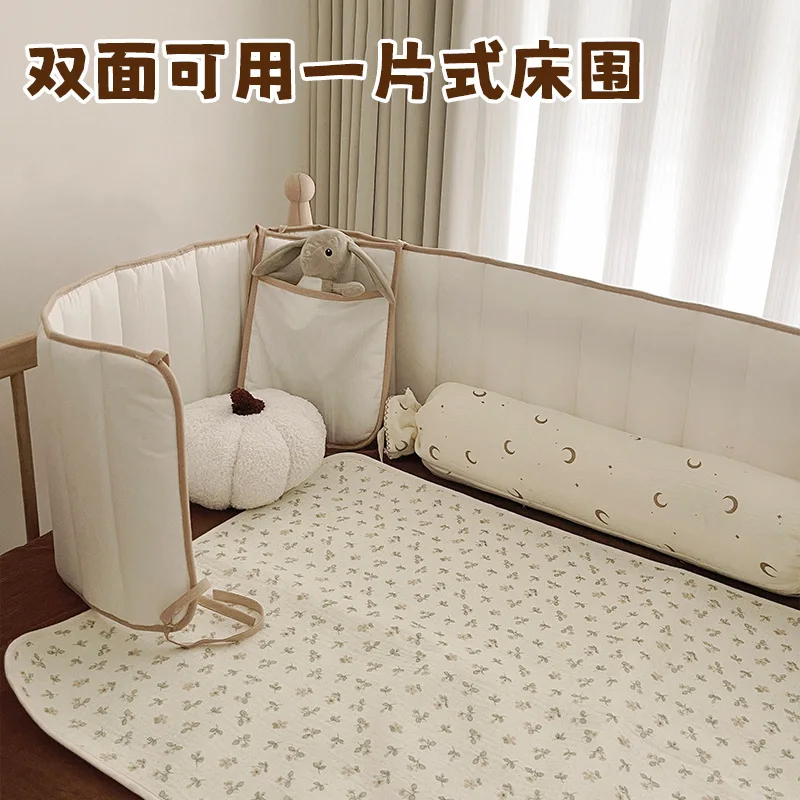 

Baby crib fence, soft bag, spliced bed fence, pure cotton one-piece barrier cloth, baby and child anti-collision