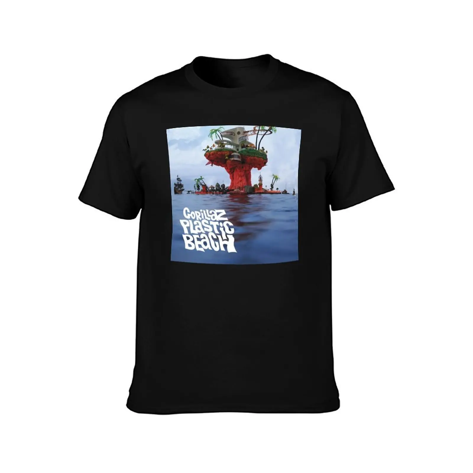 D-Sides Demon Days Cracker Island Plastic Beach T-Shirt t shirt for man man t shirts for men T-Shirt