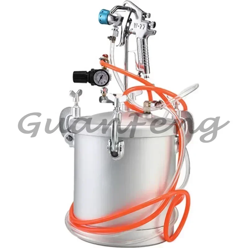 Water Drum Paint Latex Sprayer Coated Sand Blast Snatch Pressure Barrel