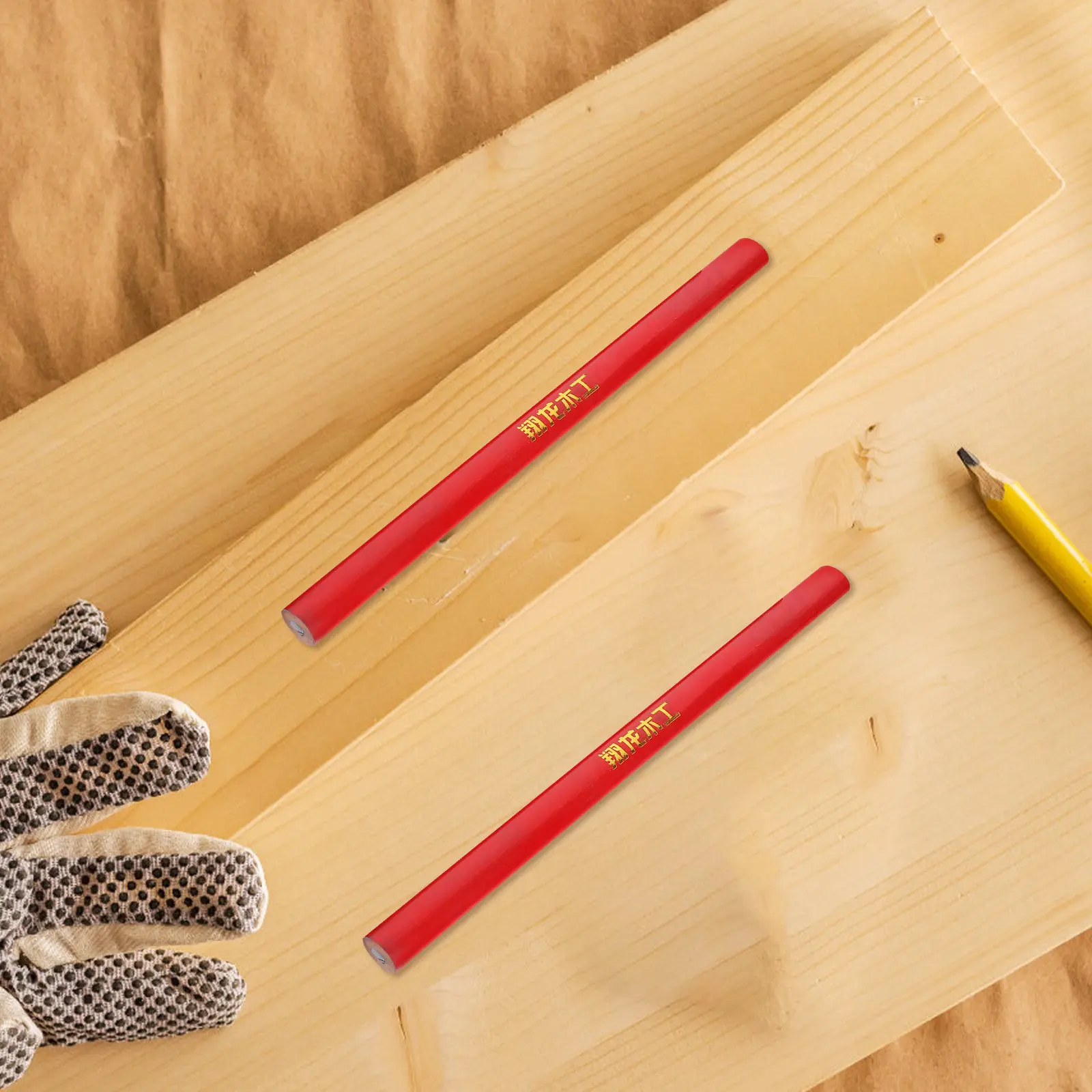 

100 шт. ярких карандашей для плотников, маркеров для деревообработки, для бетона, дерева, пластика, бумаги, овальные карандаши