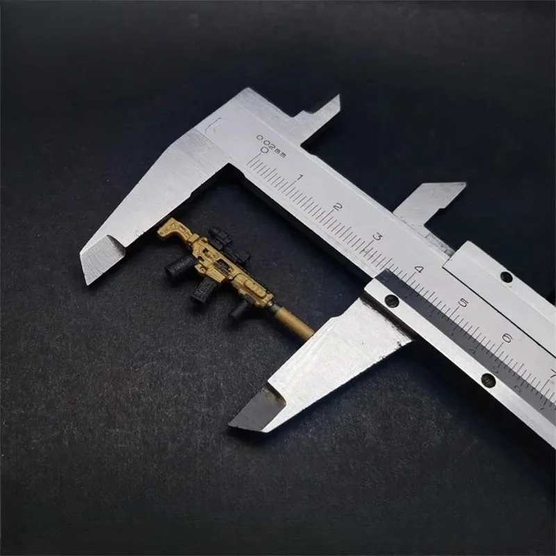 

1/50 Scale Soldier Microplastic 3.5CM Assault Rifle 3D Painting Version Cannot To Launch Plastic Model Toys
