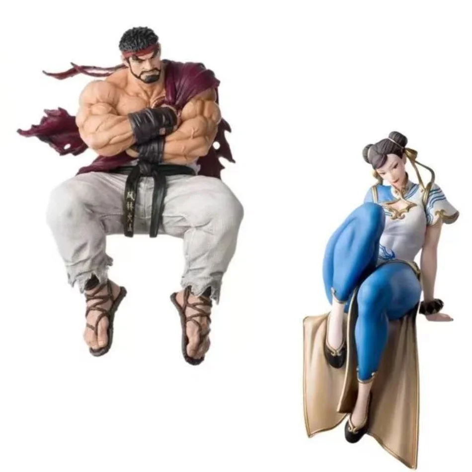 14cm Street Fighter 6 Chun Li Anime-Figur Spielzeug PVC-Modell Sammlerpuppe Actionfigur zur Dekoration Geschenk