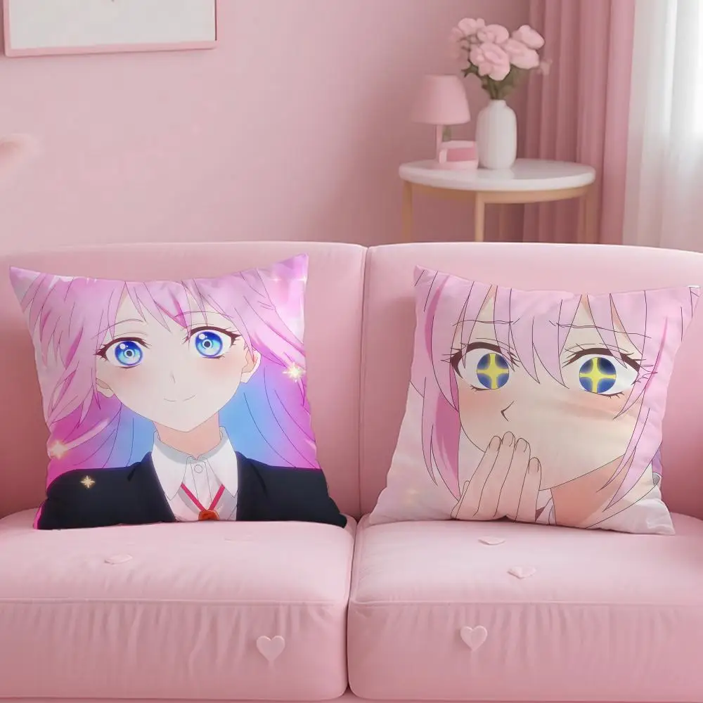 anime Shikimori’s Not Just a Cutie Cushion Cover Soft & Easy-Wash Pillow Case – Versatile for Couch, Bed, Travel and Office