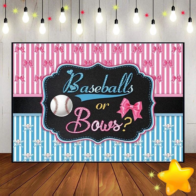 Gender Reveal Photo Background Angel Coming Custom Birthday Backdrop He Or She Baby Shower Prince Princess Newborn Photography