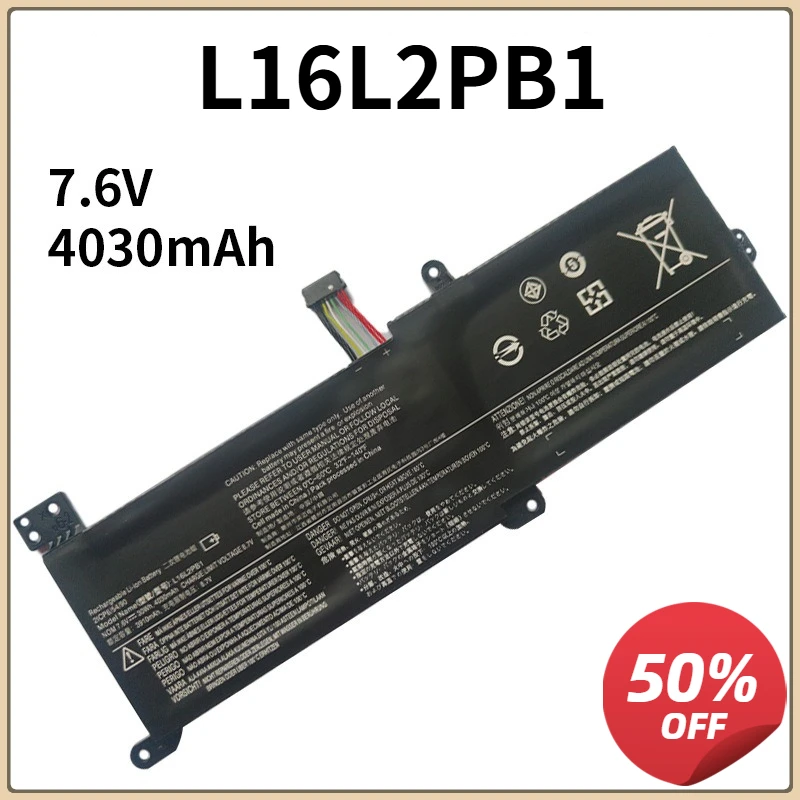 

L16M2PB1 30Wh Laptop Battery for Lenovo Ideapad 320-15IKB 330-15ICN 15IAP 15AST 15ABR 14ABR 520-15IKBR L16L2PB1 Lenovo Battery