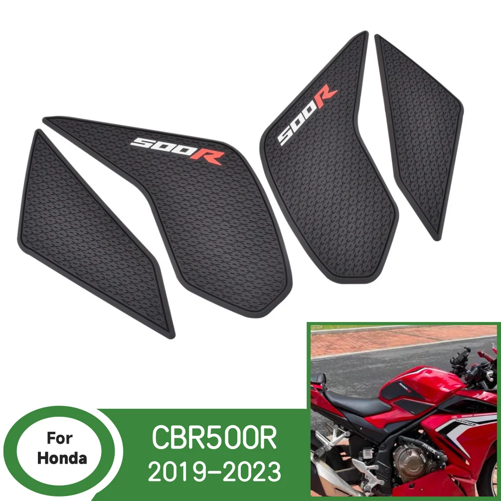 

CBR500R Anti Slip Fuel Tank Stickers Gas Cap Oil Protect Pad For Honda CBR 500R 2019-2023 2022 2021 Motorcycle Decal Accessories