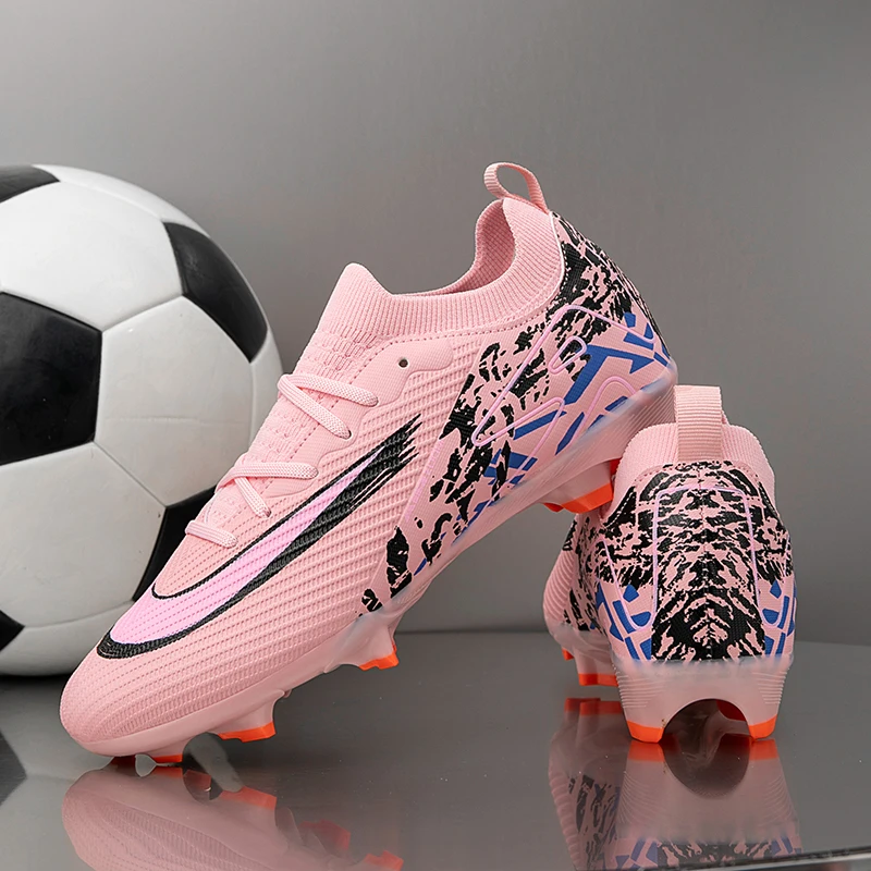 2025 Football Shoes Tiempo Legend 10 Elite FG Wear Resistant Shock Absorption Comfortable Anti-slip Round Head Long Spike