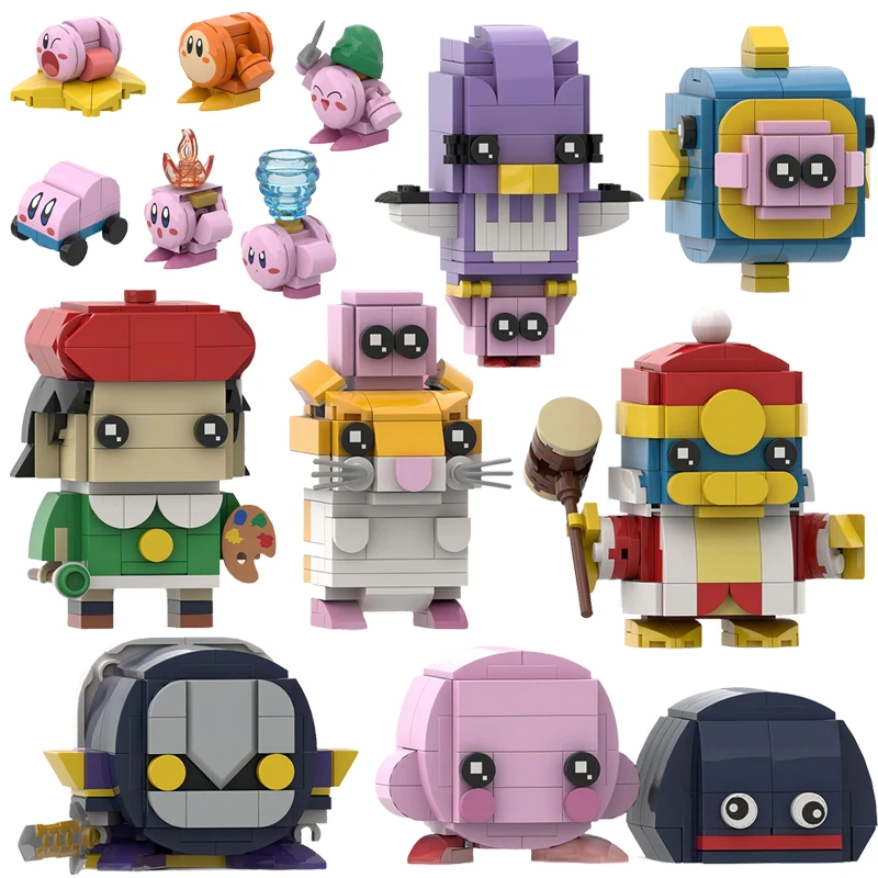 

Anime Series Cute Character Star Building Blocks MOC Hamster, fish, owl, emperor, knight Assembly Model Puzzle Toy Birthday Gift