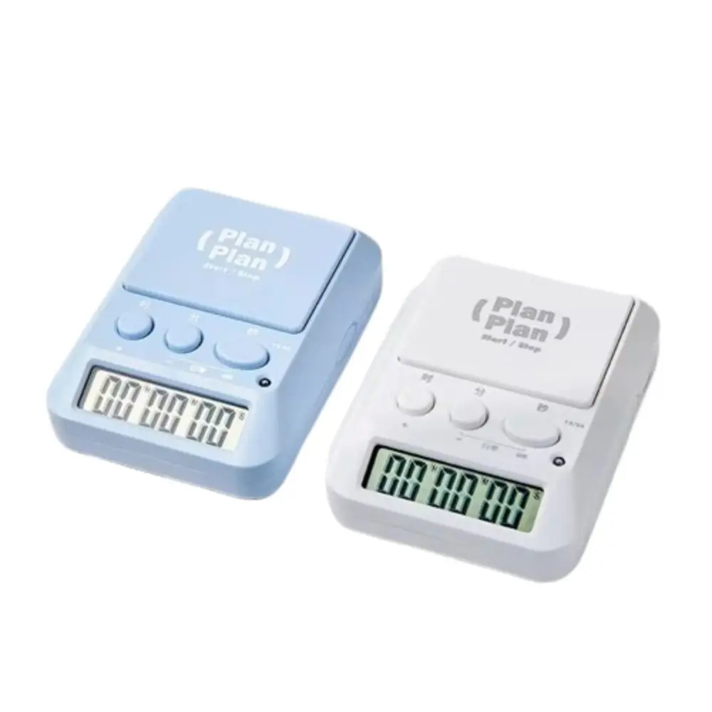 Creative Digital Alarm Clock Simple Battery Powered Kitchen Cooking Timer Portable LCD Display Mini Table Clock Kitchen Gadget