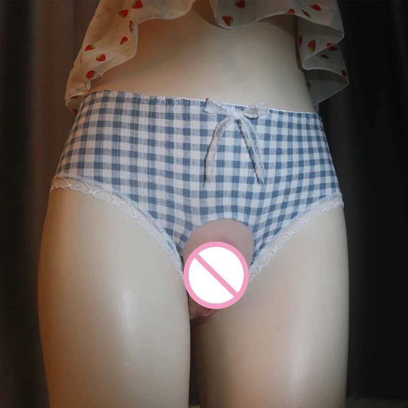 ซิลิโคนช่องคลอดที่สมจริงกางเกงสําหรับ Transgender Crossdressers ซ่อน Gaff ชายหญิงลาก Queen คอสเพลย์ Sex Club ชุดนอน