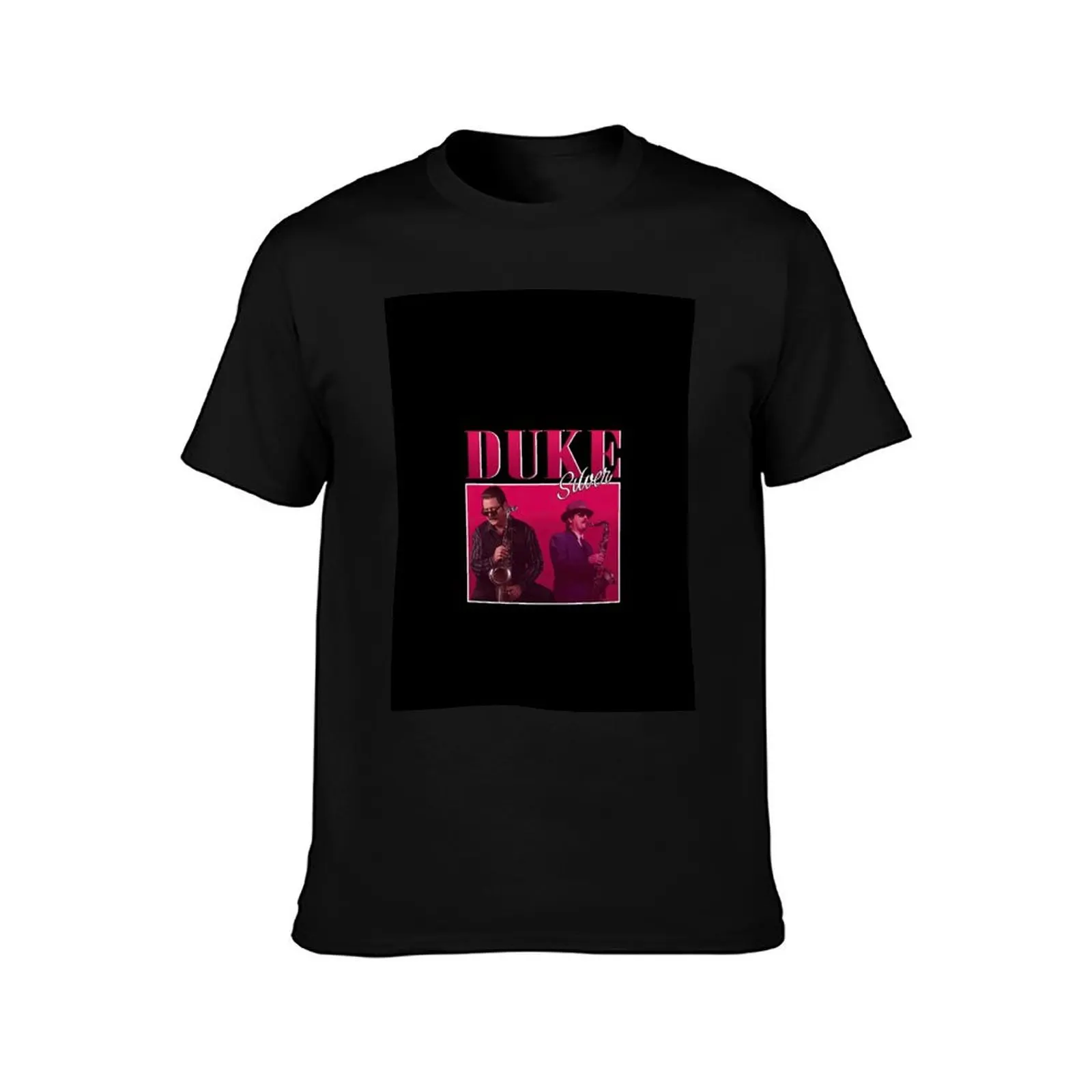 DUKE SILVER RETRO T-Shirt Thanksgiving Day Tee Top T-Shirt
