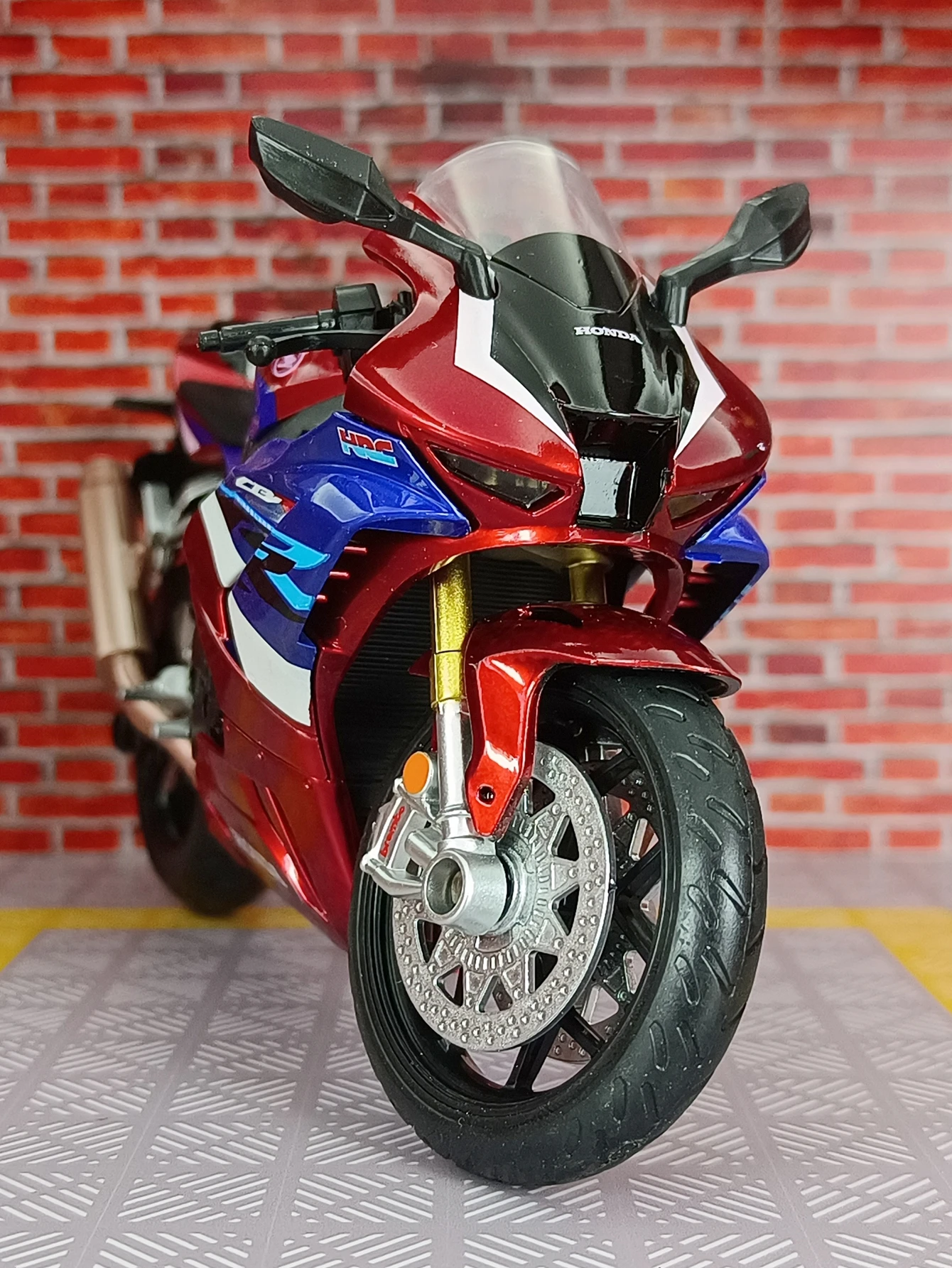 1:12 CBR1000RR-R سبيكة موتوكروس مرخصة نموذج دراجة نارية لعبة سيارة جمع هدية ثابت يموت الصب الإنتاج