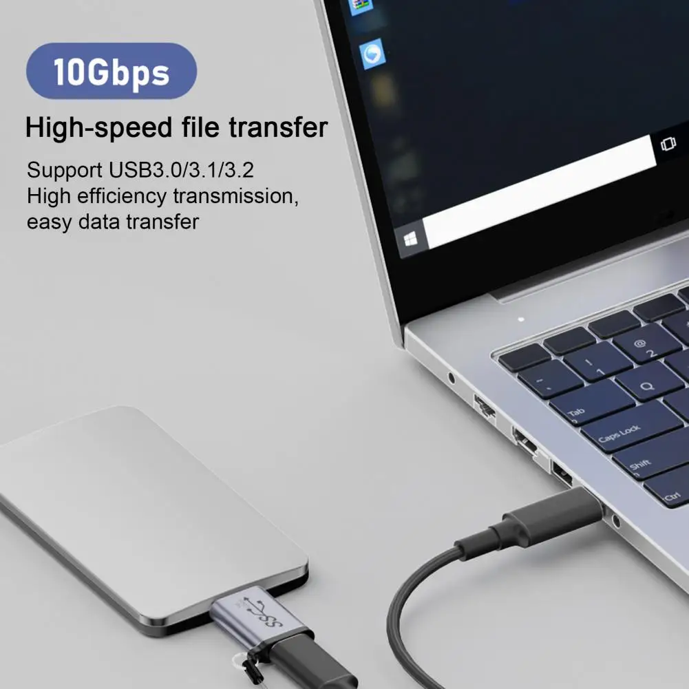Adattatore per trasmissione dati adattatore per disco rigido Usb 3.0 efficiente trasferimento dati ad alta velocità con tipo-c bidirezionale a per la connettività