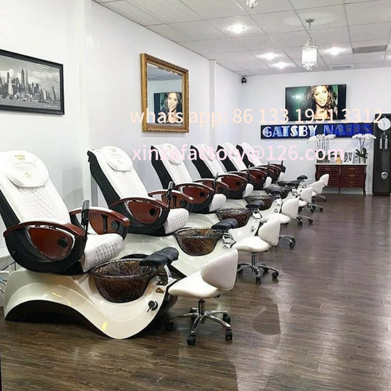 

Customizable Electric Massage Foot Massage Sofa Foot Soaking Spa Foot Bath Sofa Pedicure Chair