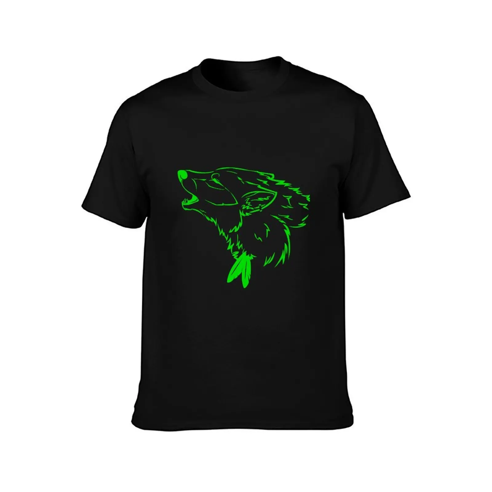Howl (green) T-Shirt Trendy Pattern T-Shirt for Men