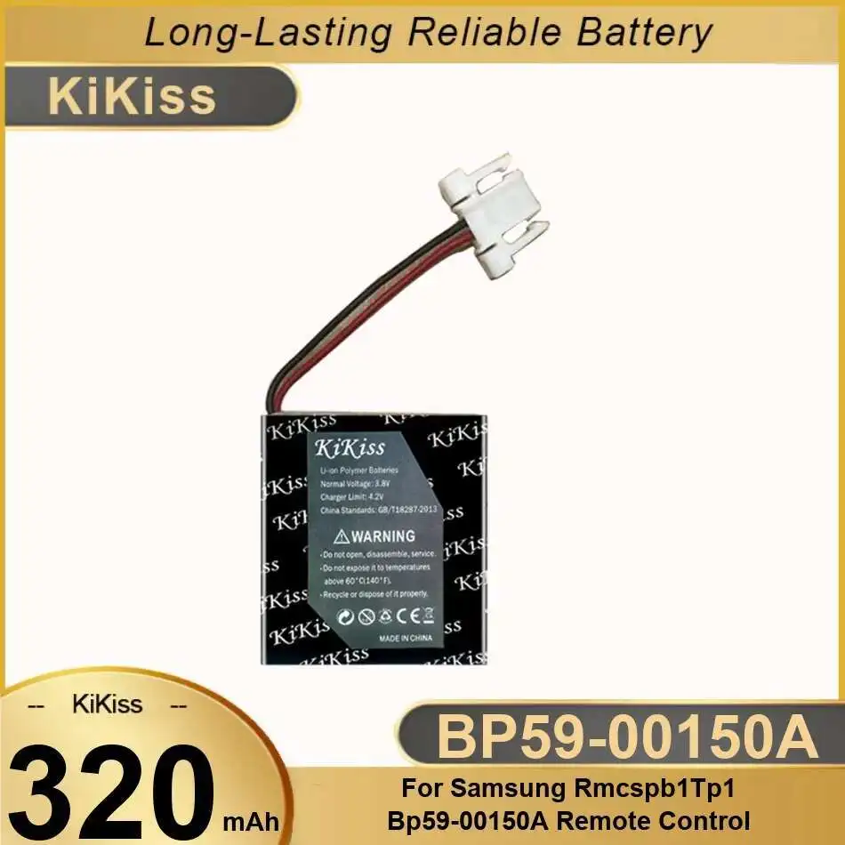 

320mAh Reliable Power Supply For Samsung RMCSPB1TP1 BP59-00150A Remote Control Reliable Replacement Remote Control Battery