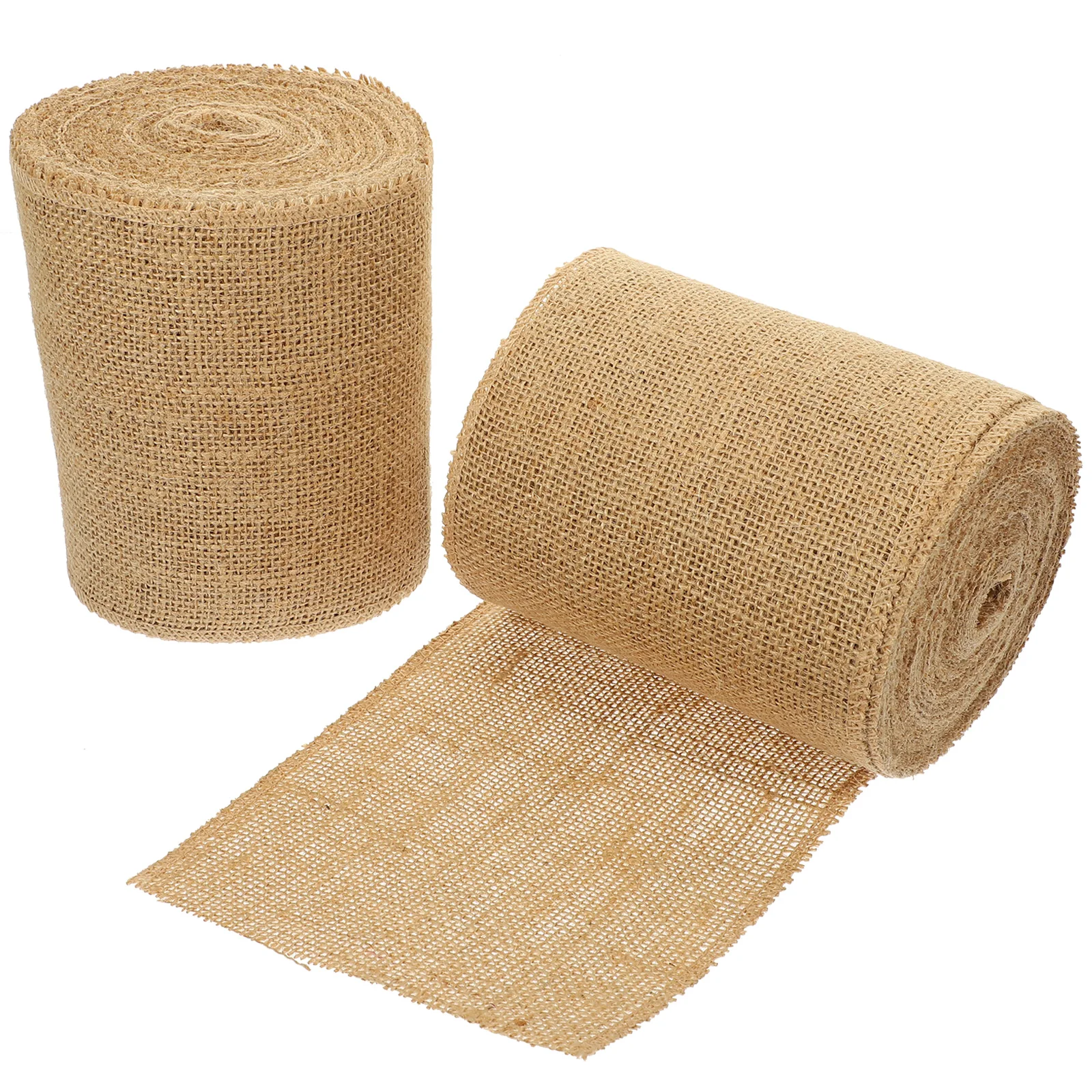 

Burlap Tree Protective Cover 2 Rolls Plants Wraps Breathable Outdoor Jute Winter Saplings Rose Baby Trees Flower Basket Tomatoes