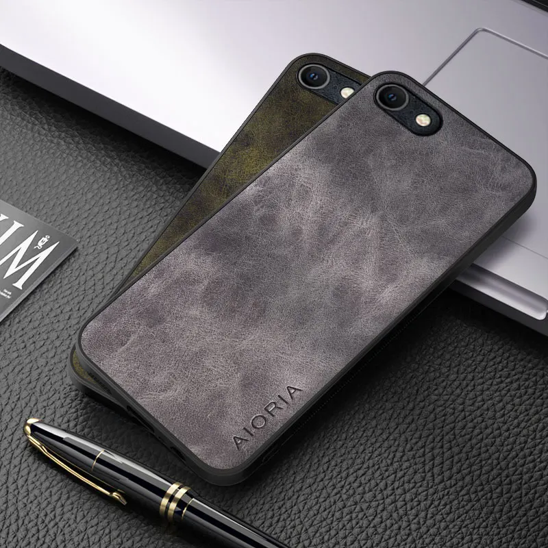 Case For Apple IPhone 8 7 6 Plus XS Max XR X SE 2020 2022 Luxury PU Leather Skin Cover  For iphone SE Case