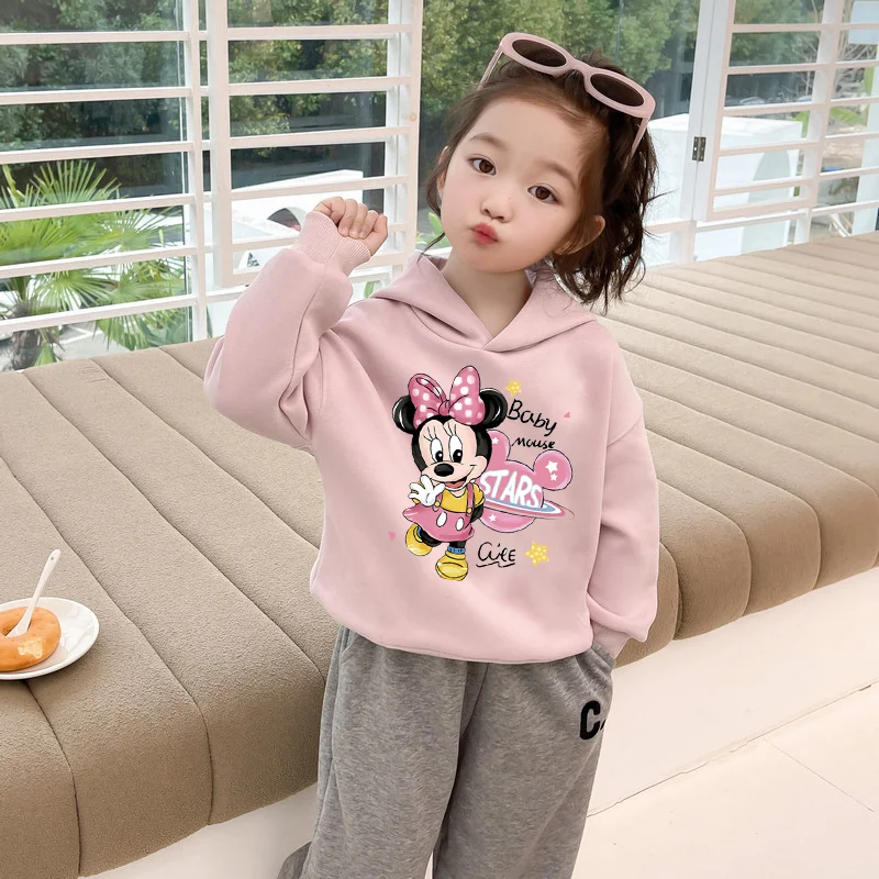 Disney Hoodies Mickey Mouse Pullovers New Style Best Selling Lazy Long Sleeves Hoodie Soft and Comfortable Sports Styles Blouse