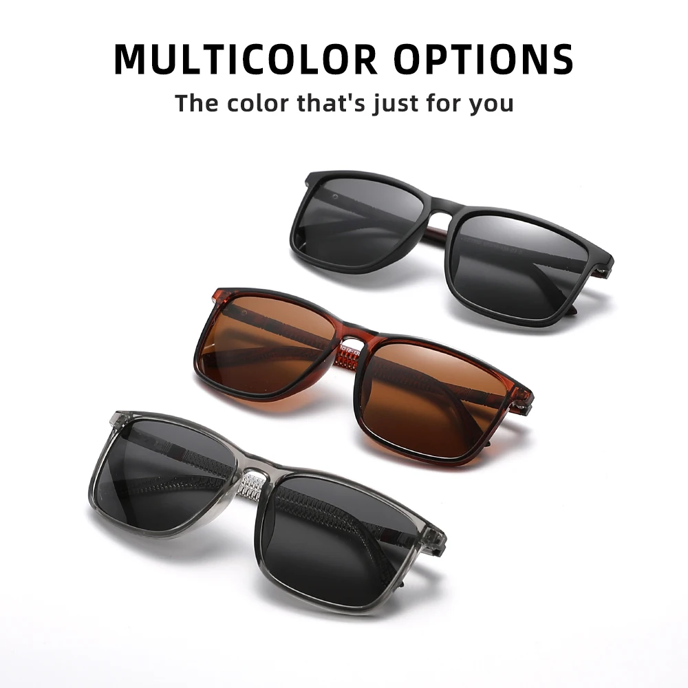 شعبية مستطيل الاستقطاب الدراجات النظارات الشمسية الرجال النساء القيادة الصيد نظارات شمسية الذكور نظارات UV400 Gafas دي سول