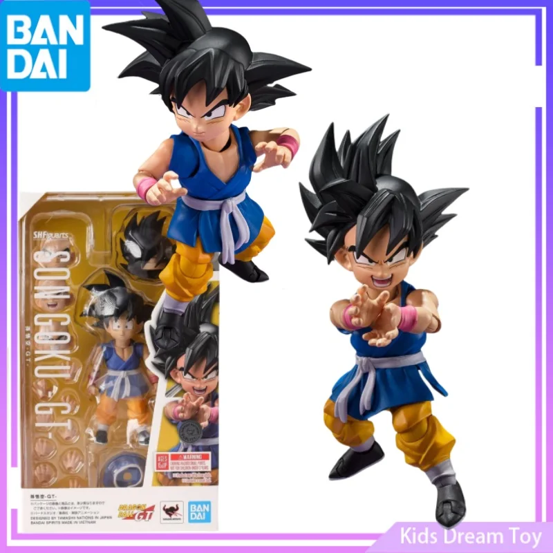 

Bandai in Stock Original S.H.Figuarts Dragon Ball Anime Figure SON GOKU -GT- Action Figures Collectible Model Toys Gift for Boys