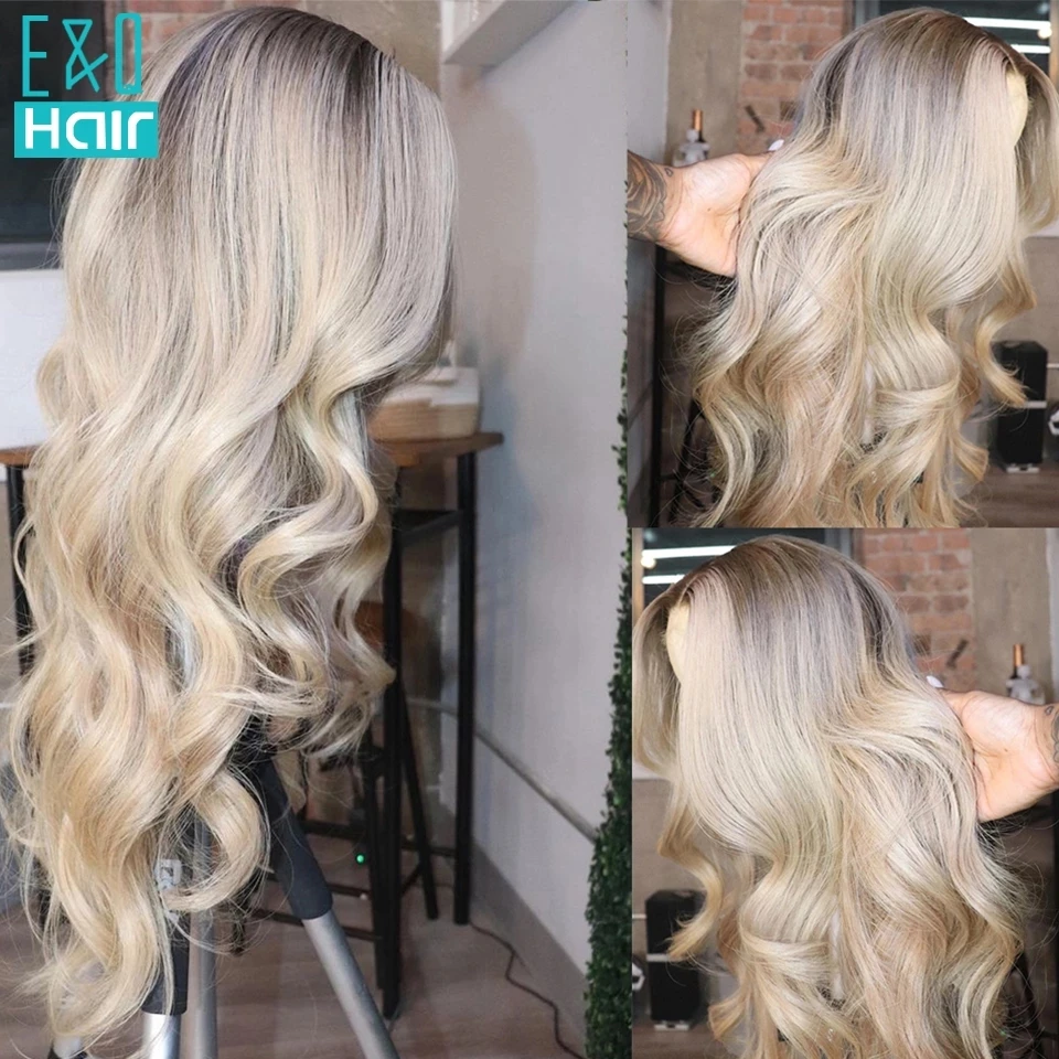 Glueless Body Wave Perucas de Cabelo Humano, Ombre, Mel Loiro Colorido, Transparente Lace Front Wig, Remy Brasileiro, à venda, 13x4