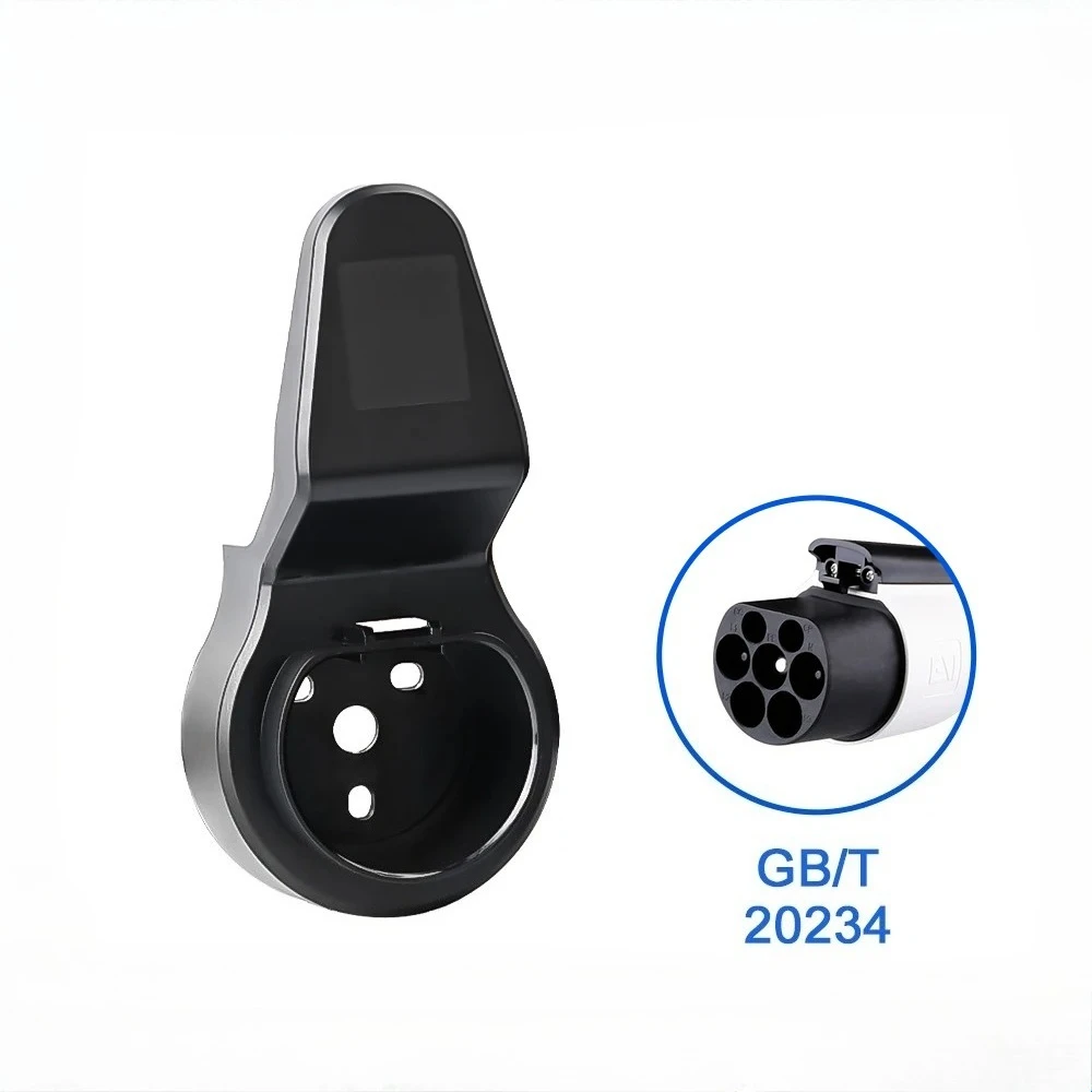 EV Charger Cable Holder EV Charger Wallbox with Hook Holder for GBT Standard EV Charger Electric Vehicle Accessories
