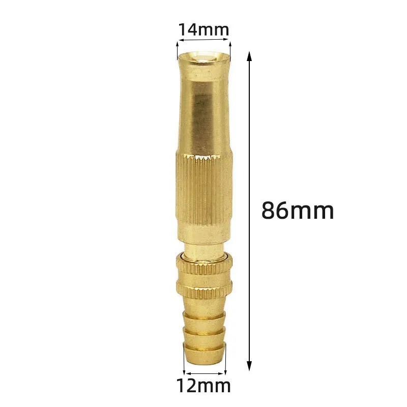 Direct Insert Spray Nozzle Constructed from Aluminum Alloy Offering Various Spray Patterns for Car Wash and Garden Irrigation