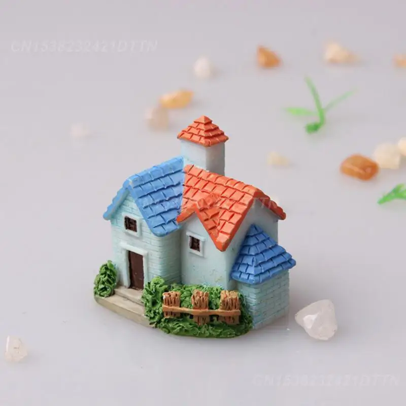 2/3/4PCS Mini Garden Decoration Unique Charming Woodland Fairy Figurine Castle Decor Woodland Castle Decor Alluring Terrarum