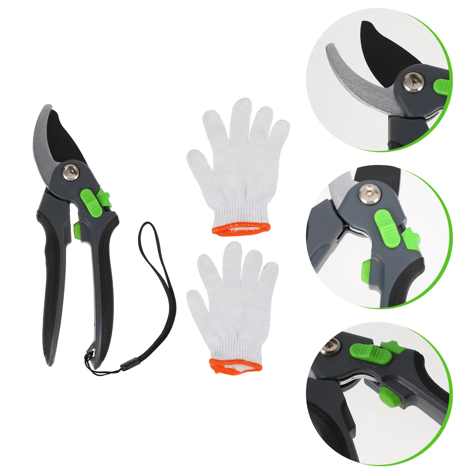 

Ergonomic Garden Pruning Shears 20Mm Cutting Capacity Sk5 Alloy Steel Tree Branch Trimmer Tool For Fruit Branches Watermelons