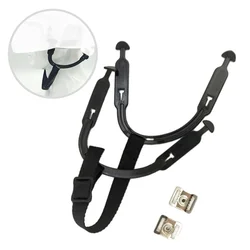 Hockey Helmet Chin Strap Hockey Ear Sling Loops Strap With Snap Hockey Sturdy Hard Hat Chinstrap Hockey Replacement Parts